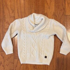 Janie and Jack Cream Cable Knit Sweater